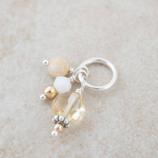 Holly Lane Citrine Cluster: Citrine & Sterling Silver