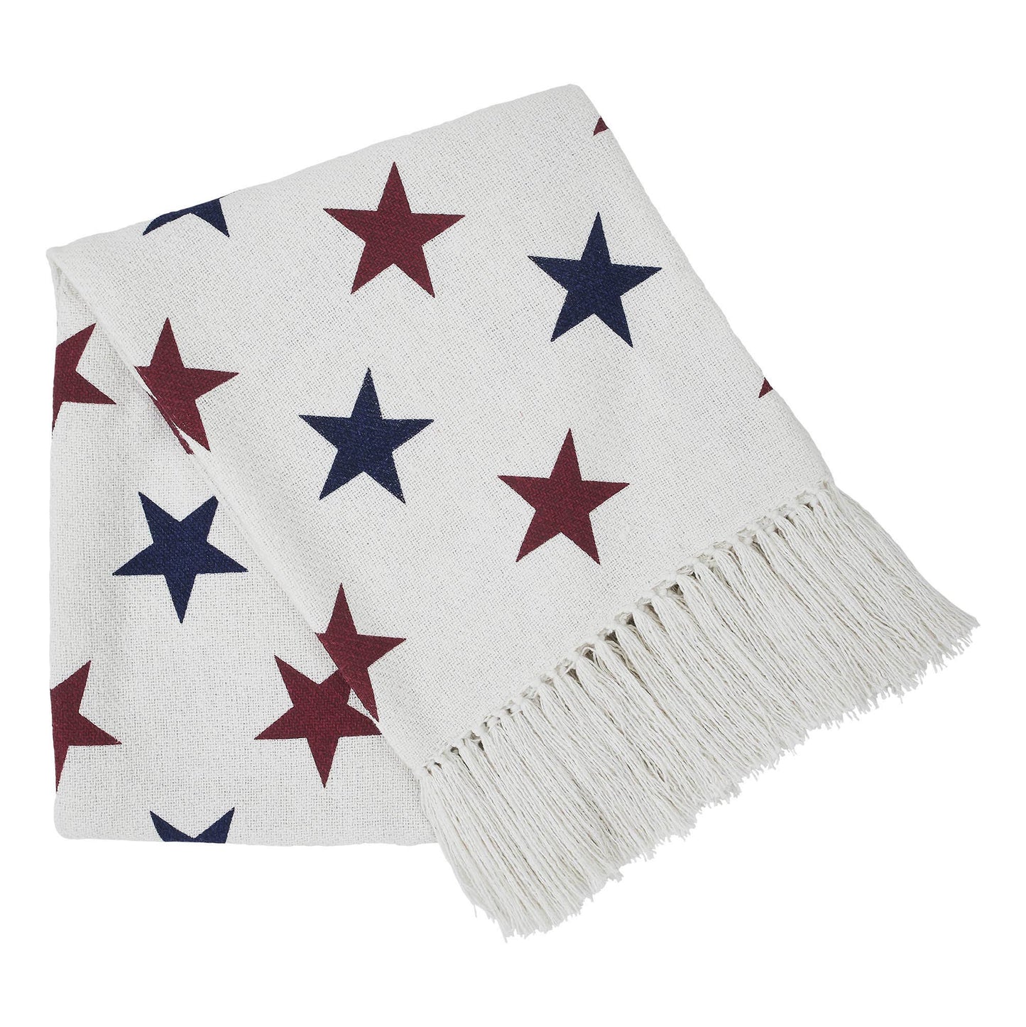The Americana Collection Celebration Stars Woven Throw