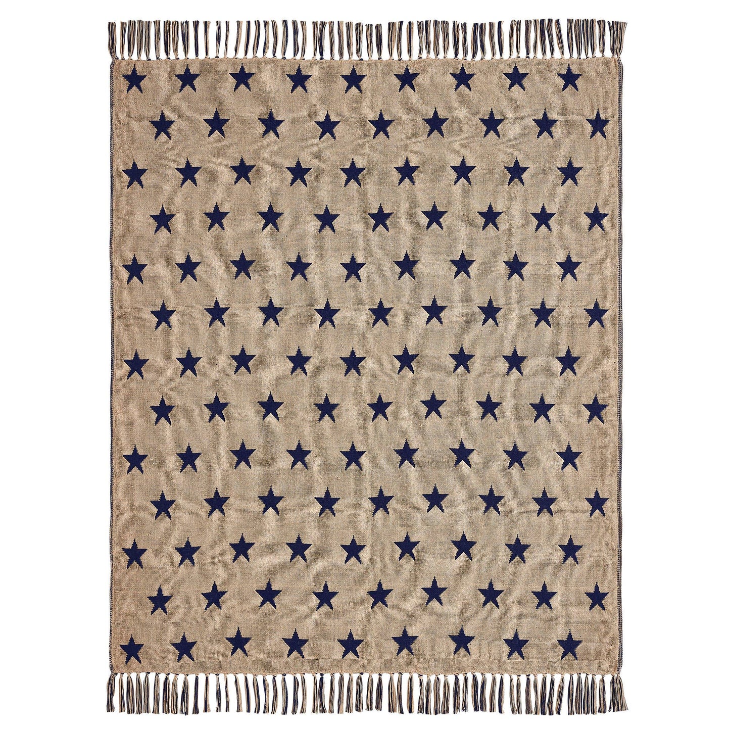 Americana Collection My Country Jacquard Stars Woven Throw