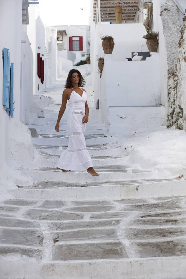 Hampton Dress White