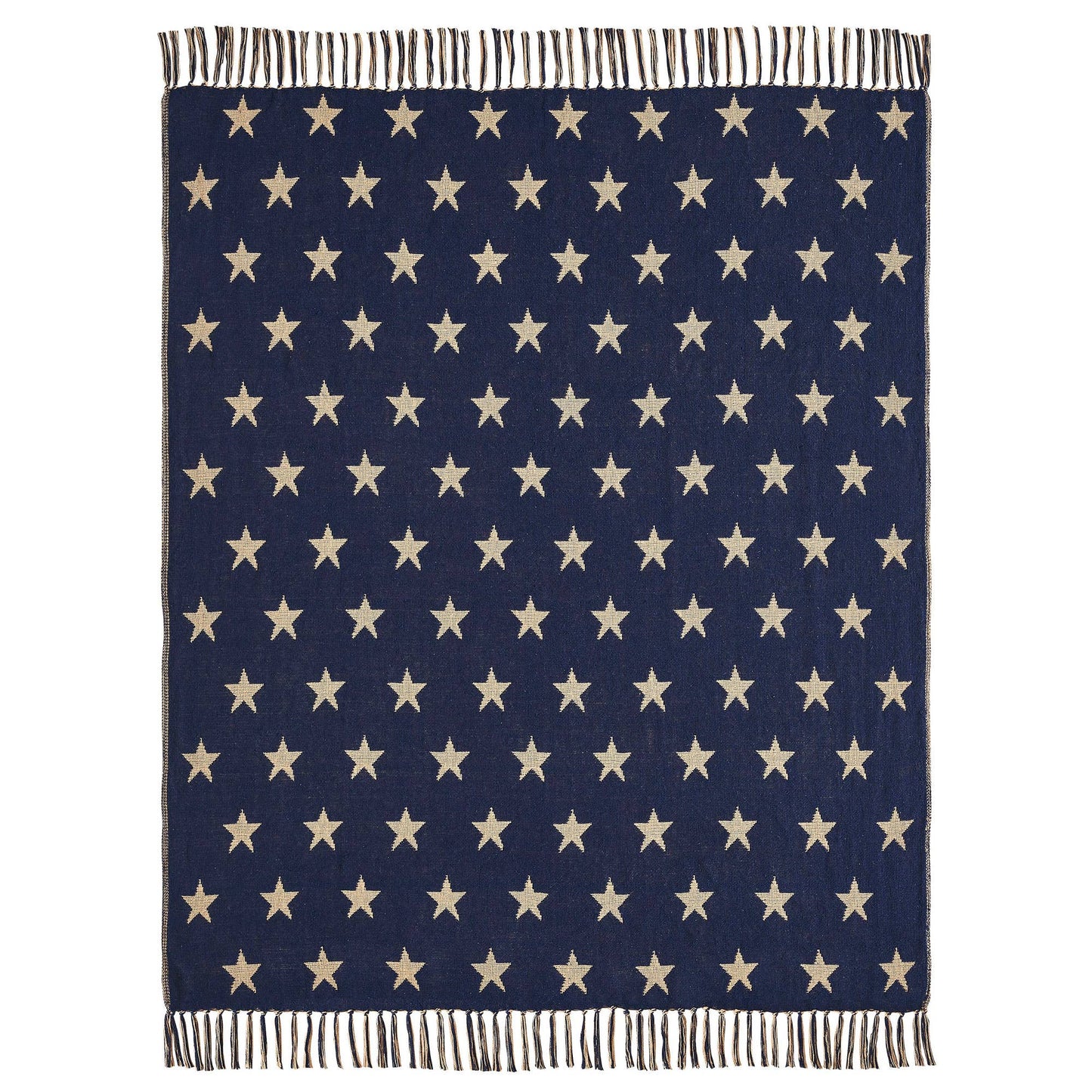 Americana Collection My Country Jacquard Stars Woven Throw