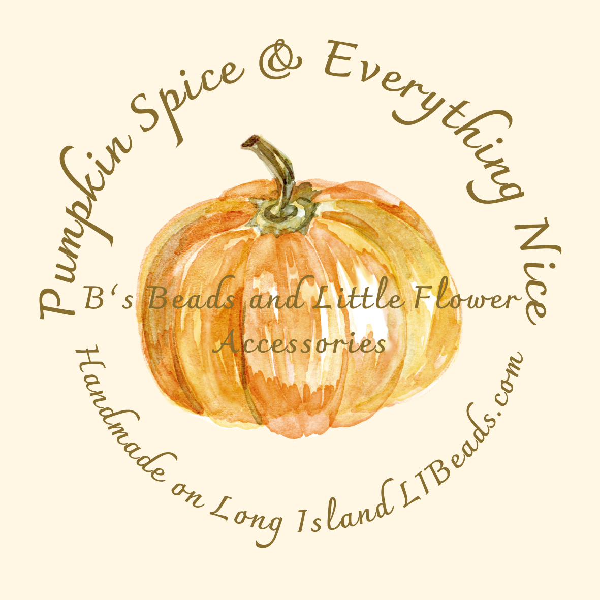 Bracelet Pumpkin Spice and Everything Nice en cristal brillant