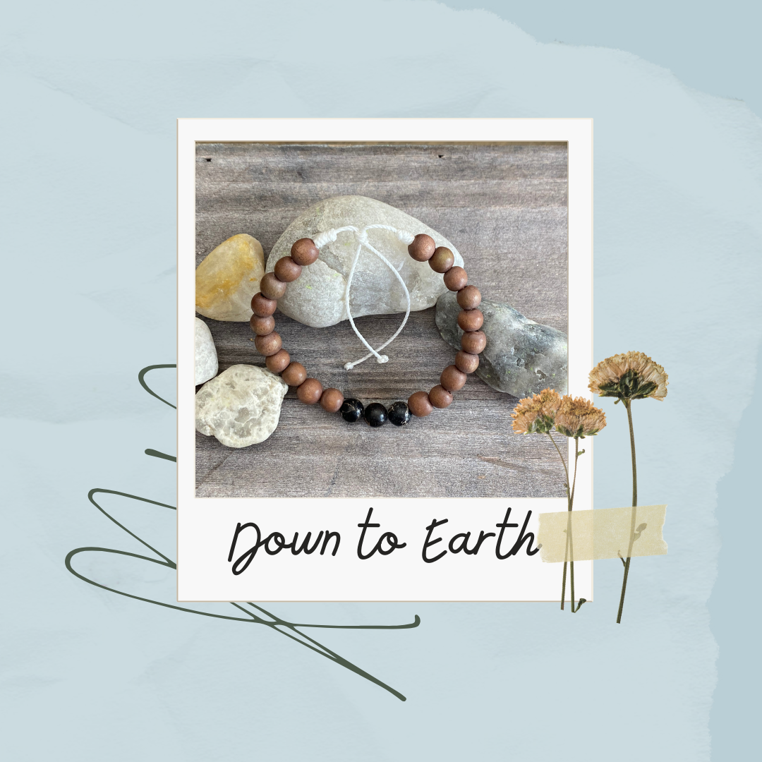Bracelet Down to Earth marron clair et jaspe