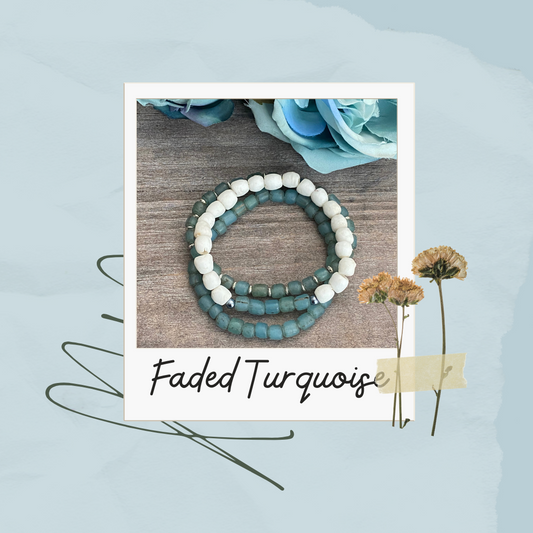 Faded Turquoise Spring Stack