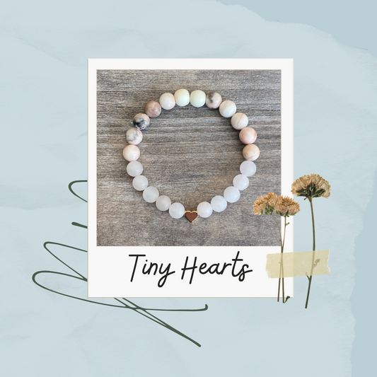 Bracelet Petits Coeurs Rose