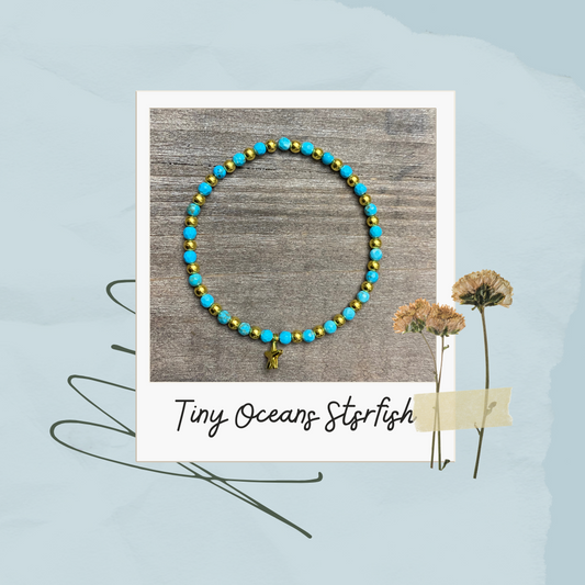 Bracelet étoile de mer en magnésite Tiny Oceans
