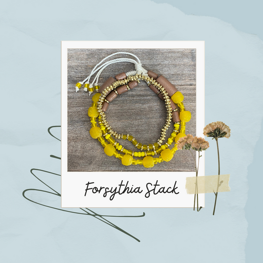 Forsythia Bracelet Stack