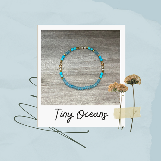 Bracelet bleu Pacifique Tiny Oceans
