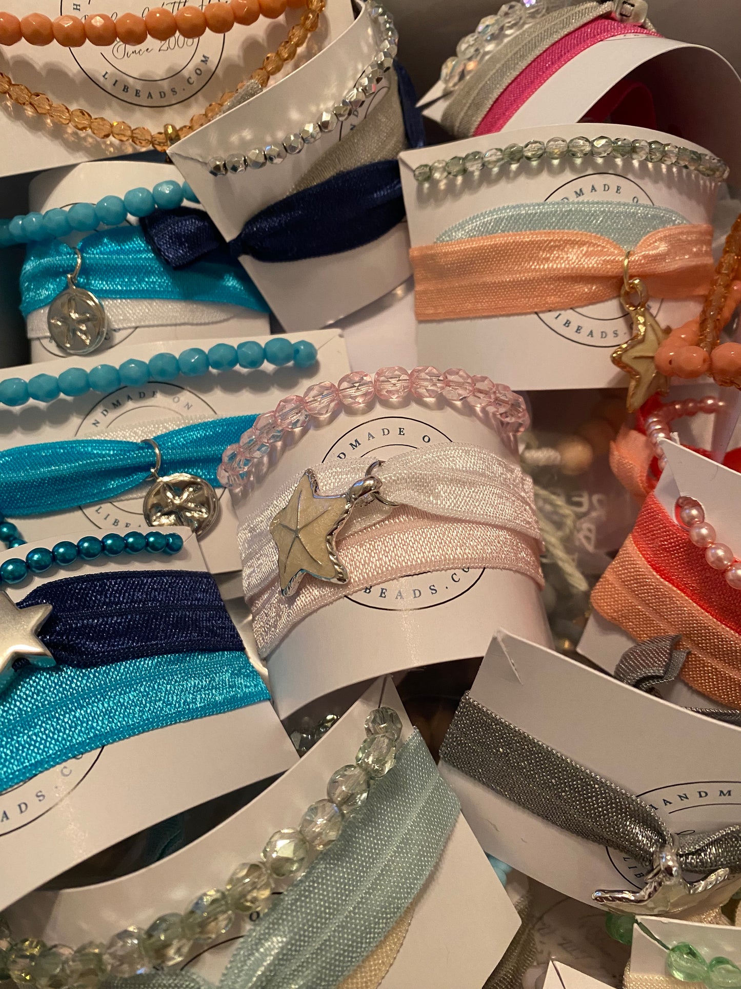 Conjunto de cinta para el pelo y pulsera