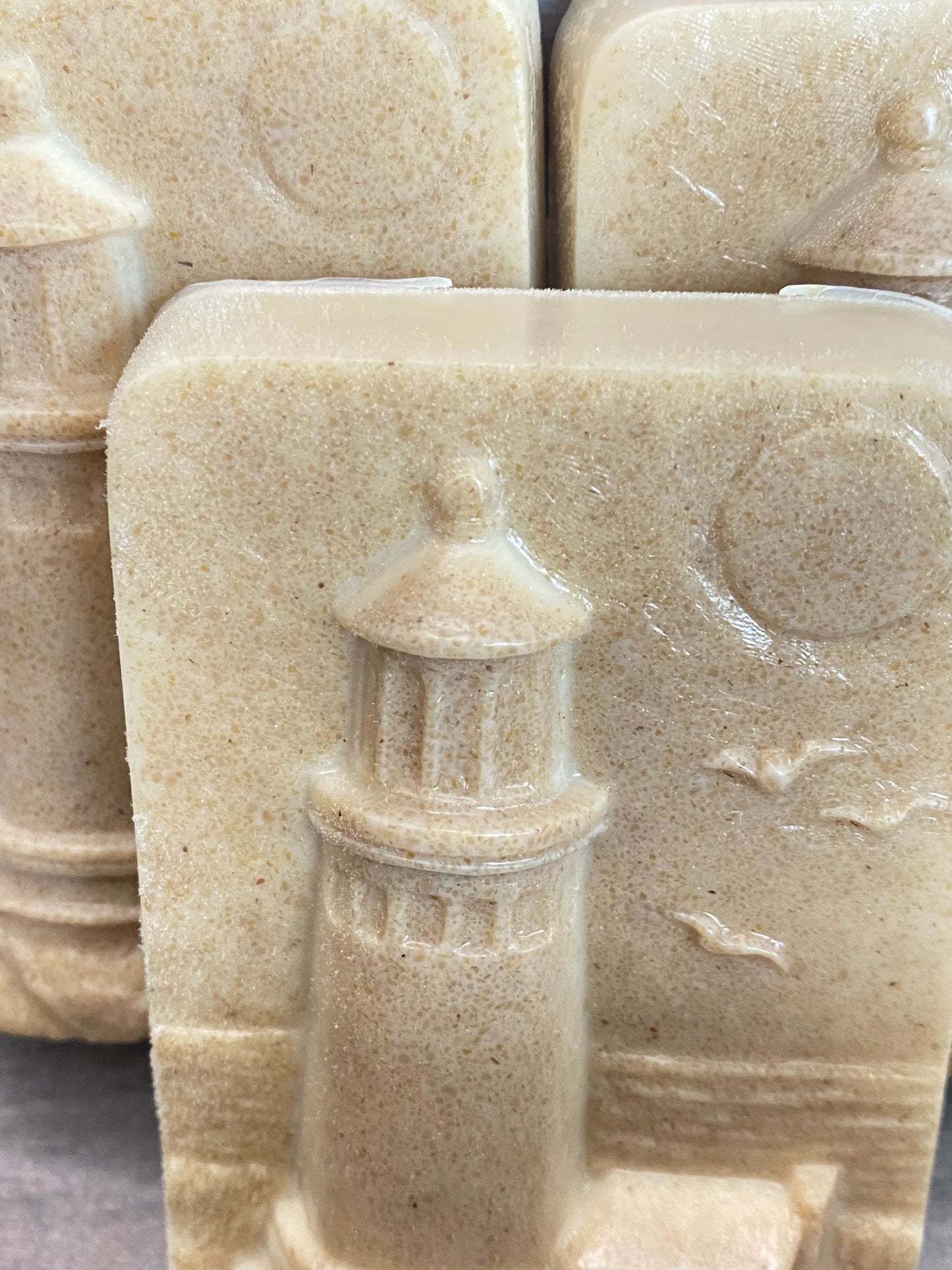 Barre de savon à l'avoine phare fabriquée à la main