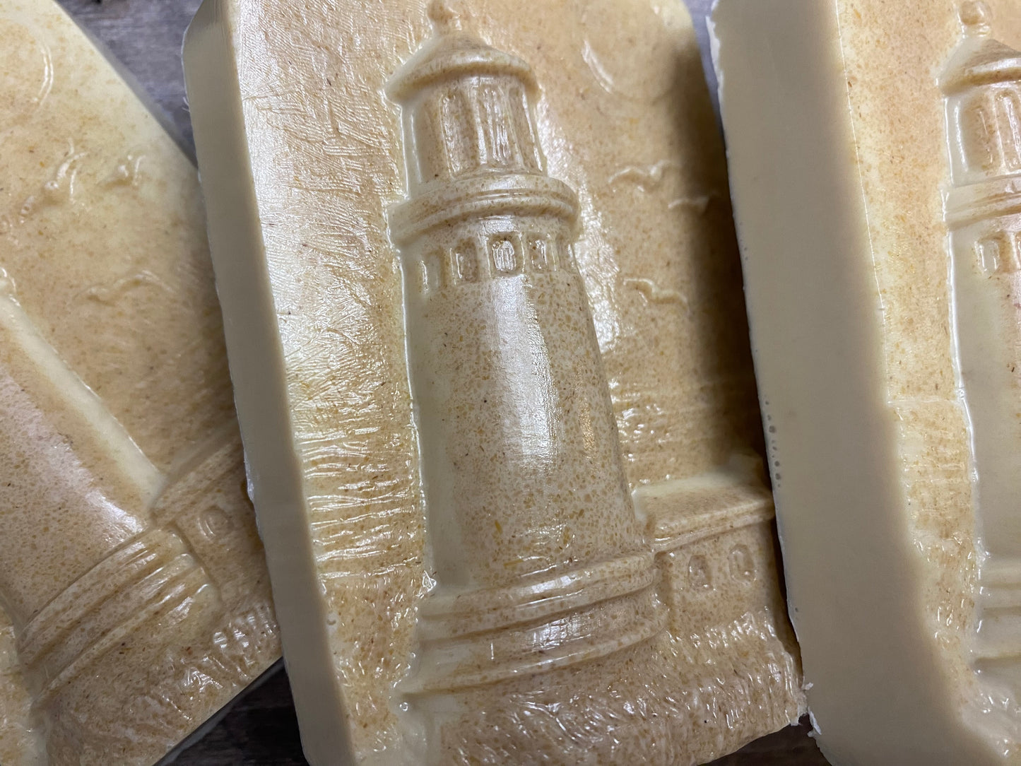 Barre de savon à l'avoine phare fabriquée à la main