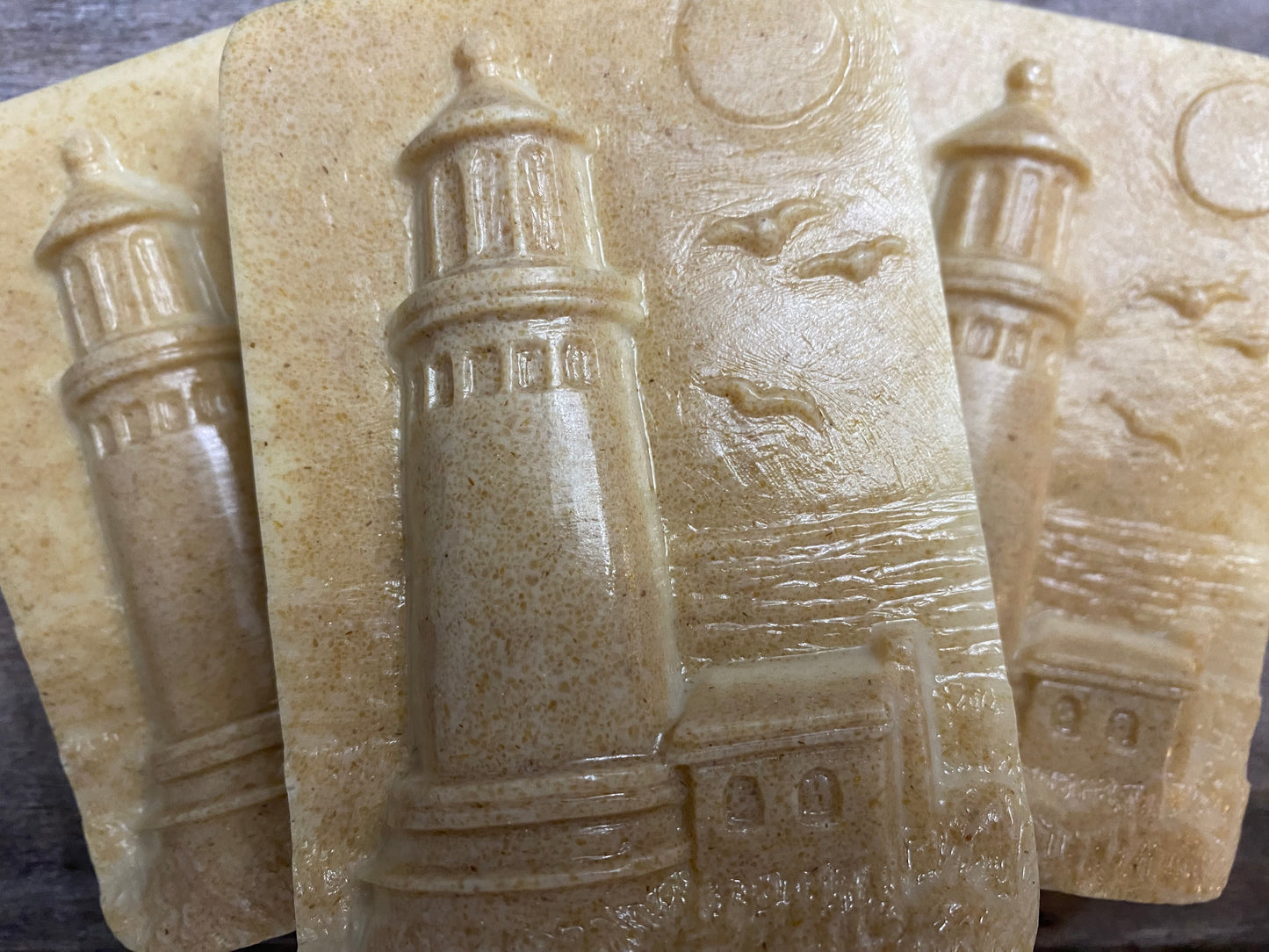 Barre de savon à l'avoine phare fabriquée à la main