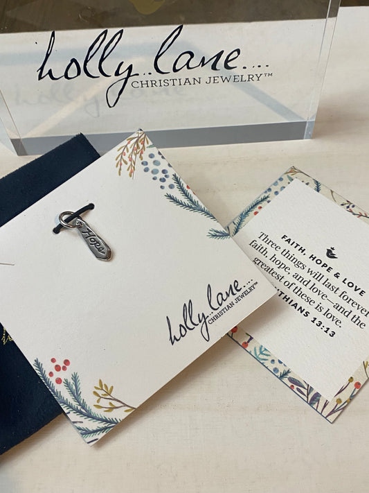 Holly Lane Sterling Silver Hope Charm