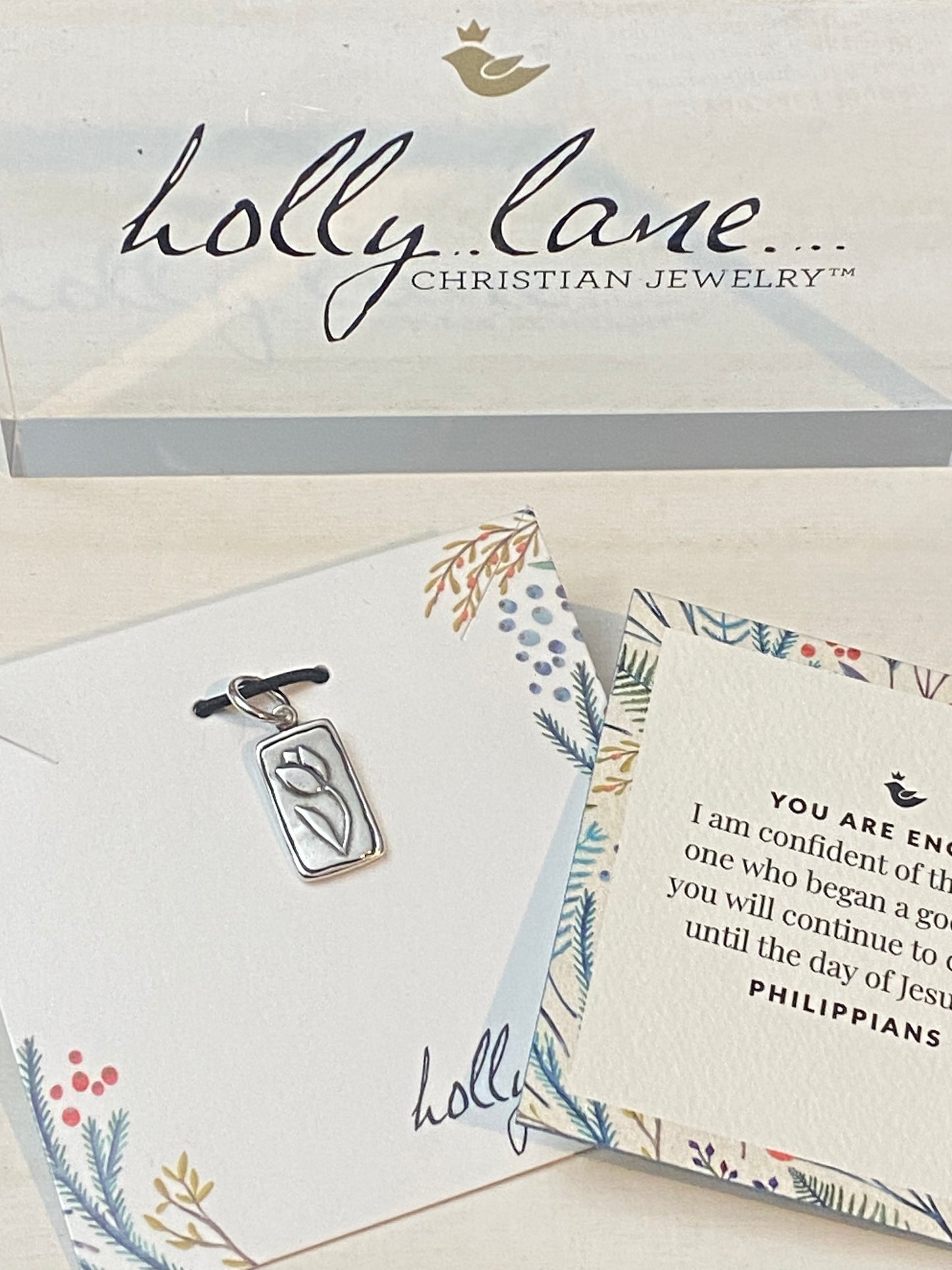 Holly Lane You Are Enough Sterling Silver Pendant
