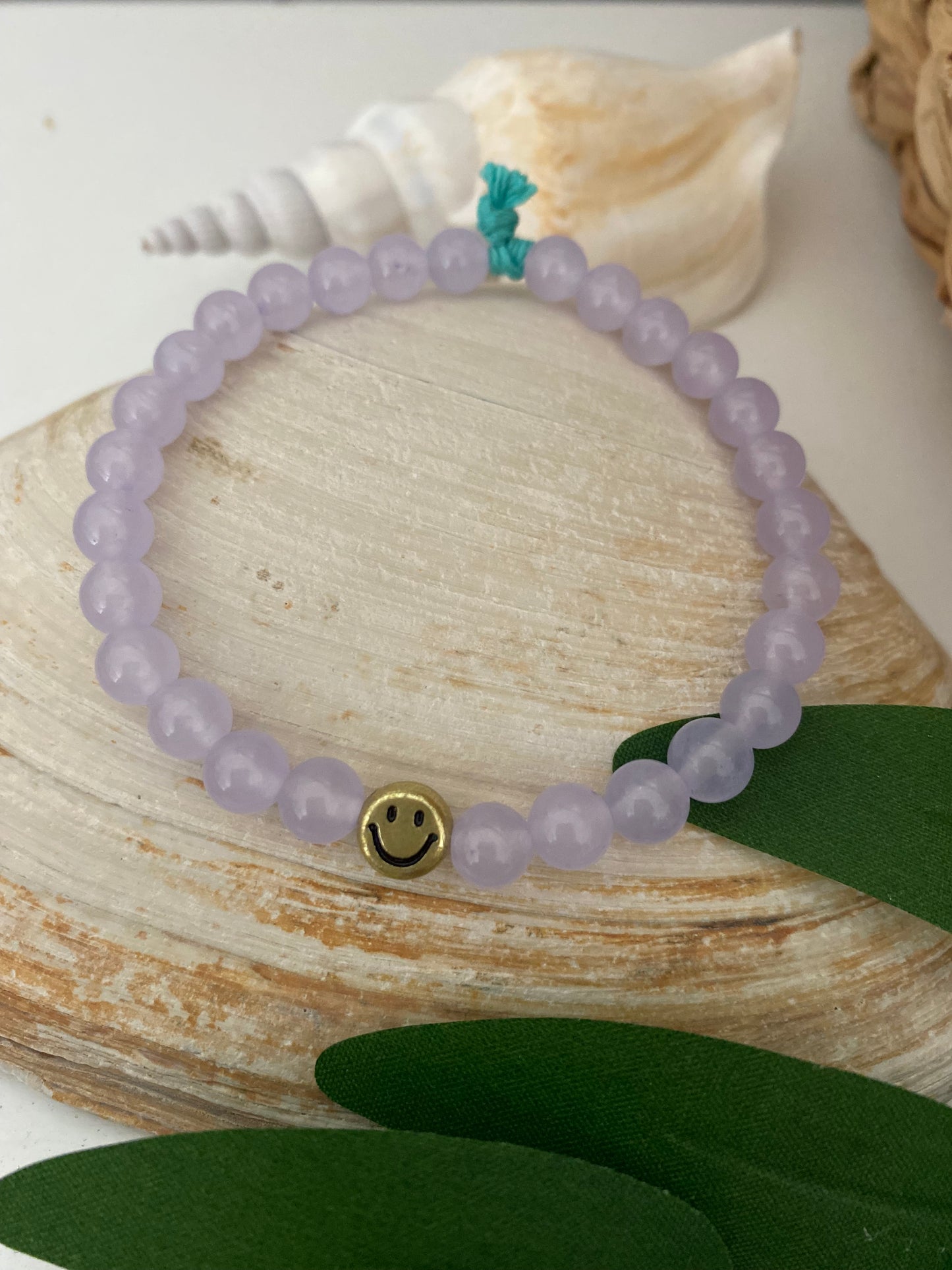 Aromatherapy Bracelet in Lavender Colored Jade