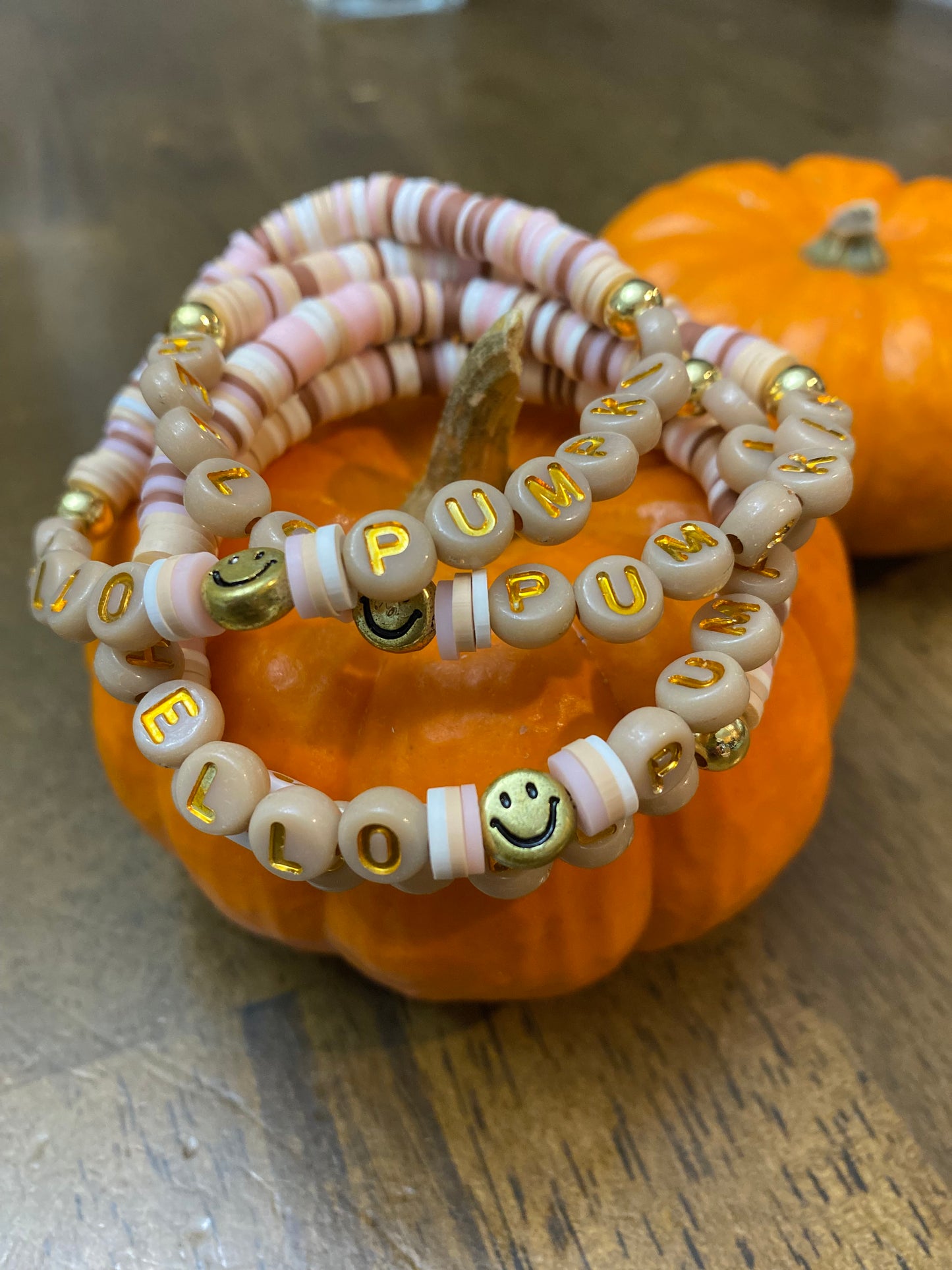 Fall Hello Pumpkin Bracelet