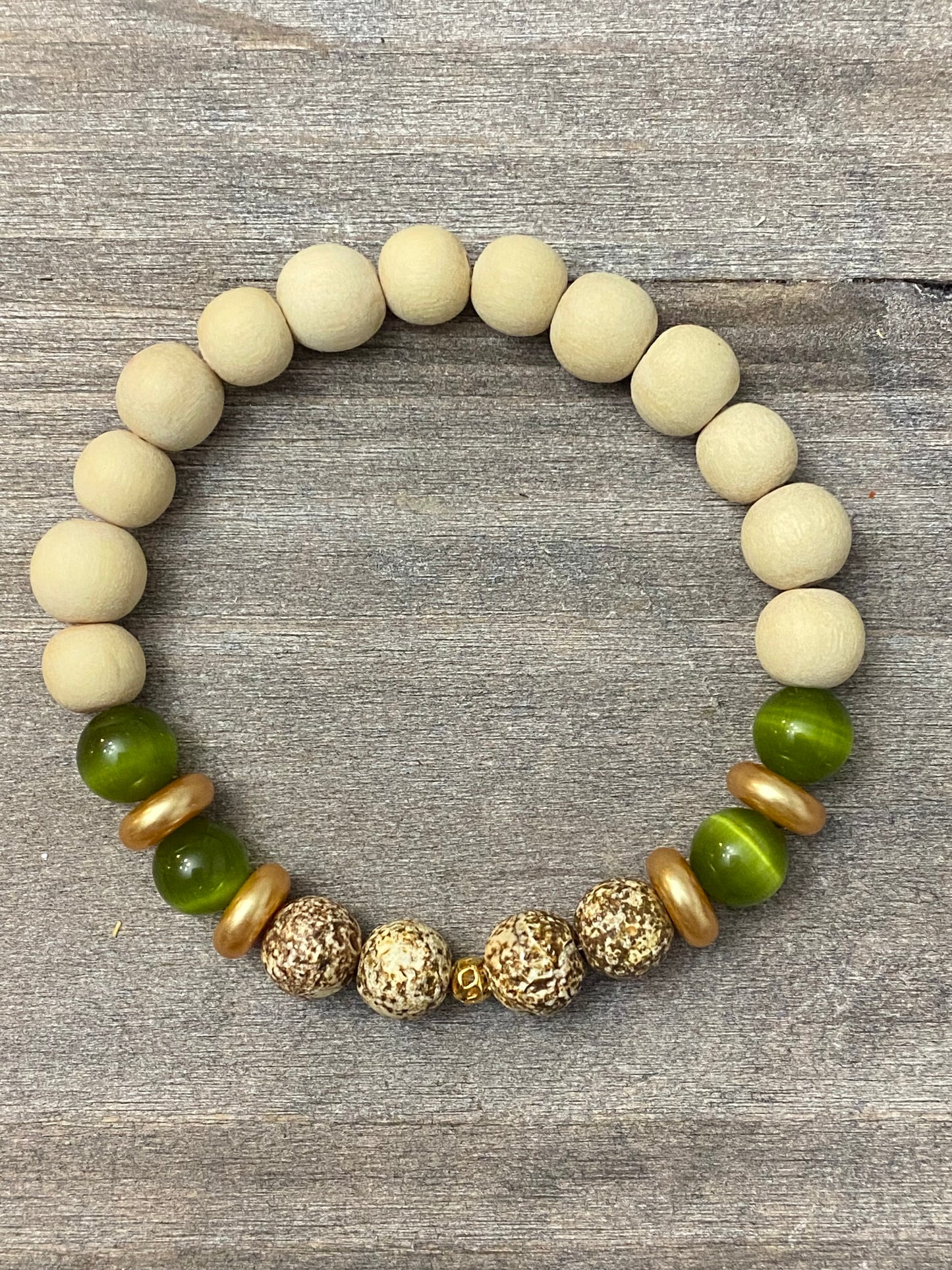 Olive Green Cat’s Eye Stack