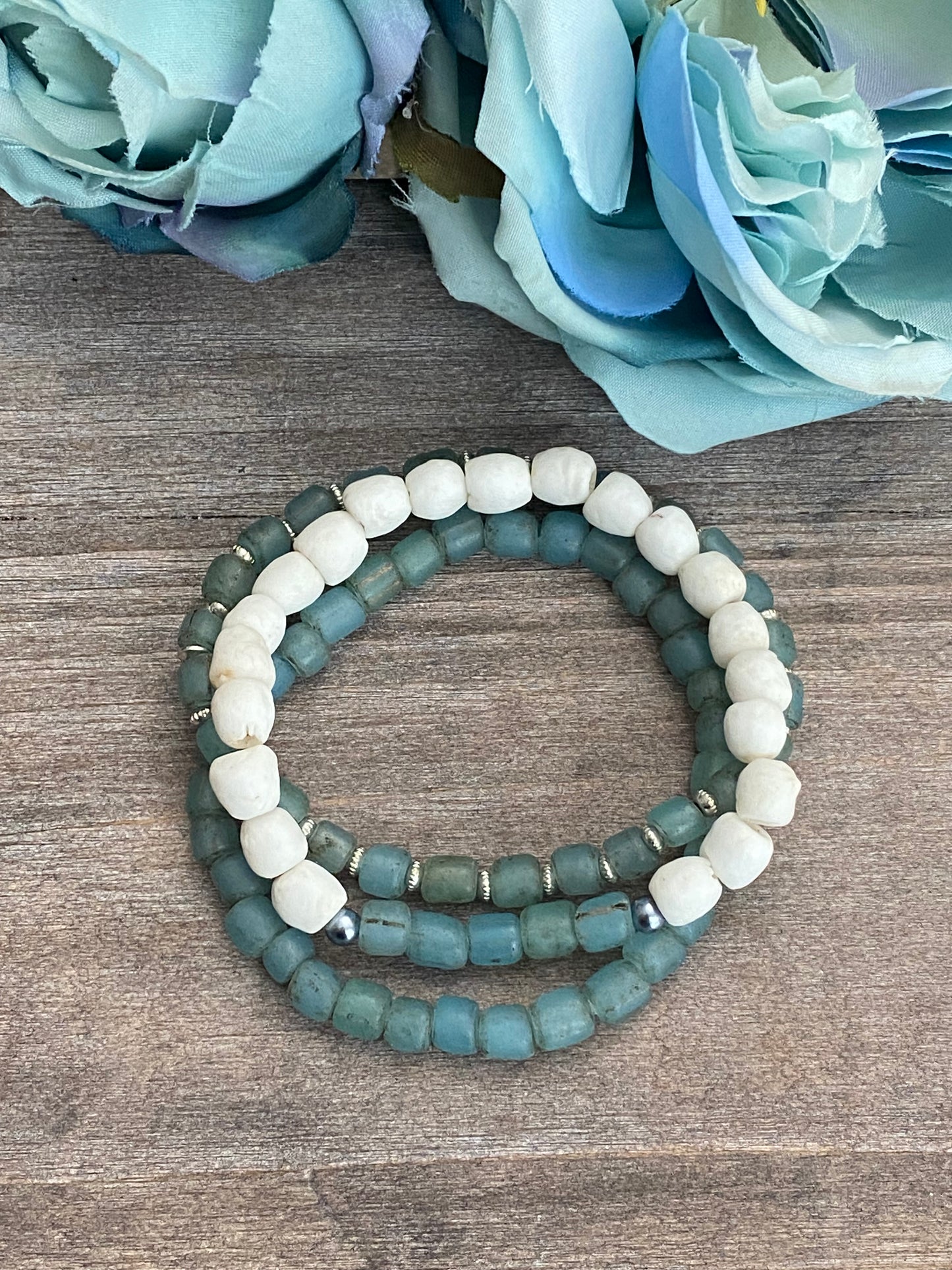 Faded Turquoise Spring Stack