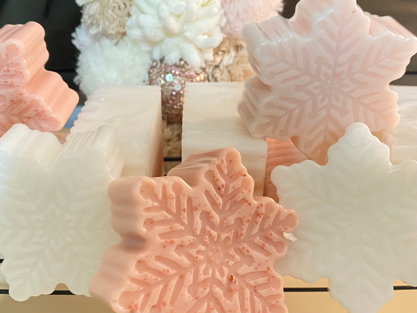 Peppermint Snowflake Soap Bar