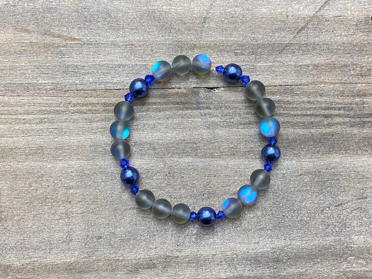 Bracelet Sirène Bleu Métallique