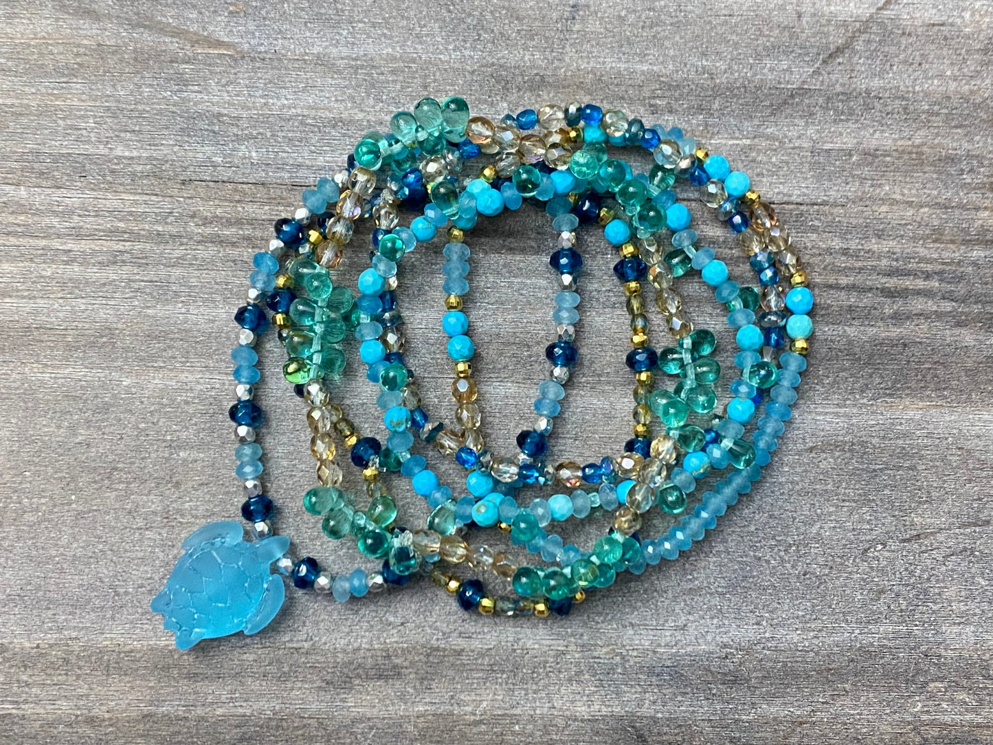 Bracelet bleu Pacifique Tiny Oceans