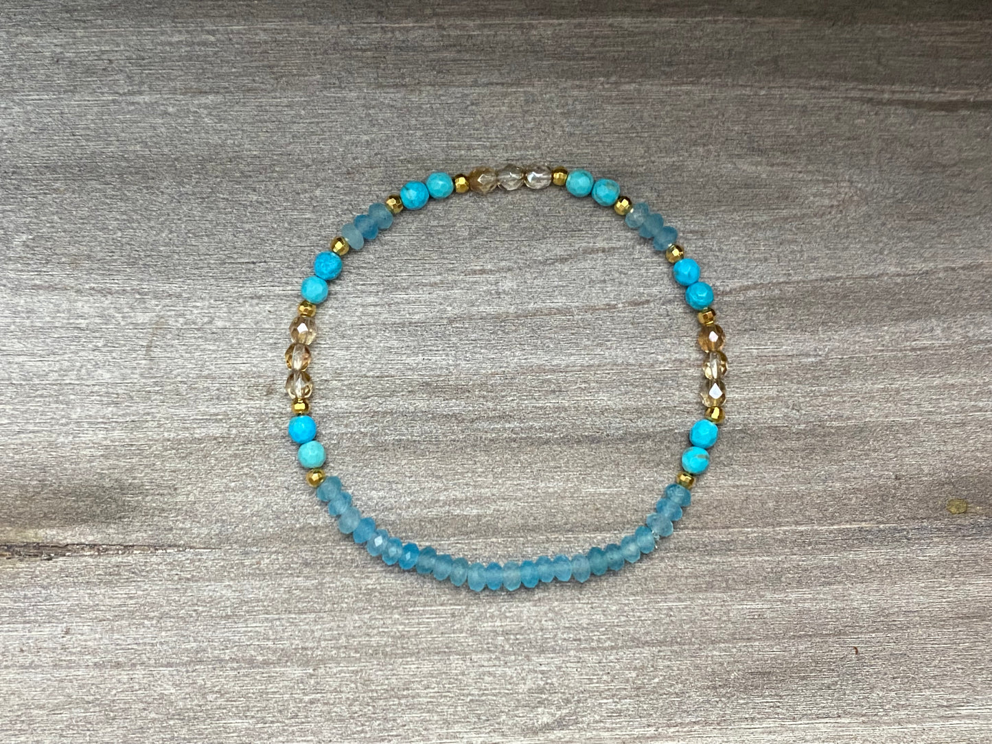 Bracelet bleu Pacifique Tiny Oceans