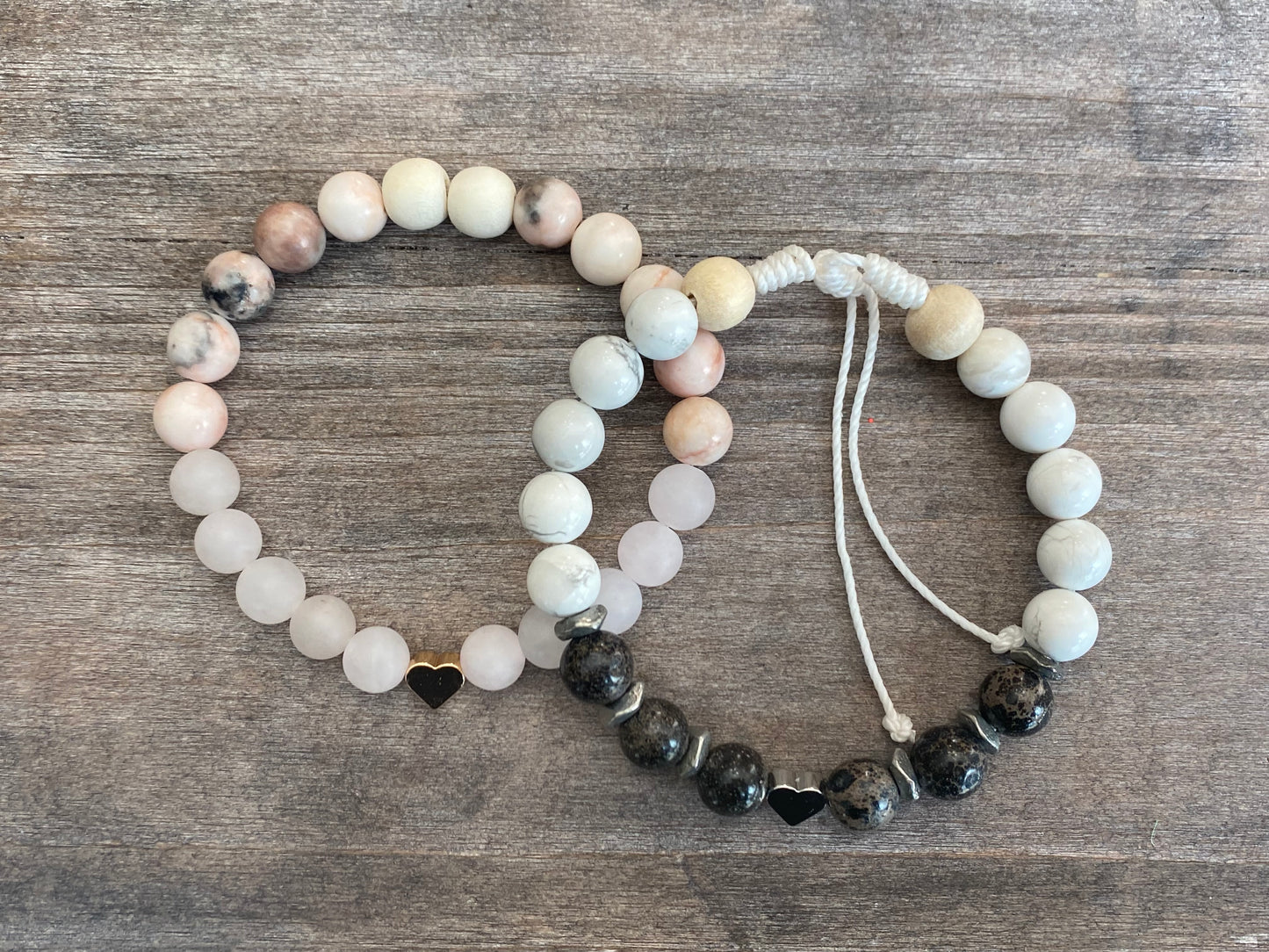 Bracelet Petits Coeurs Rose