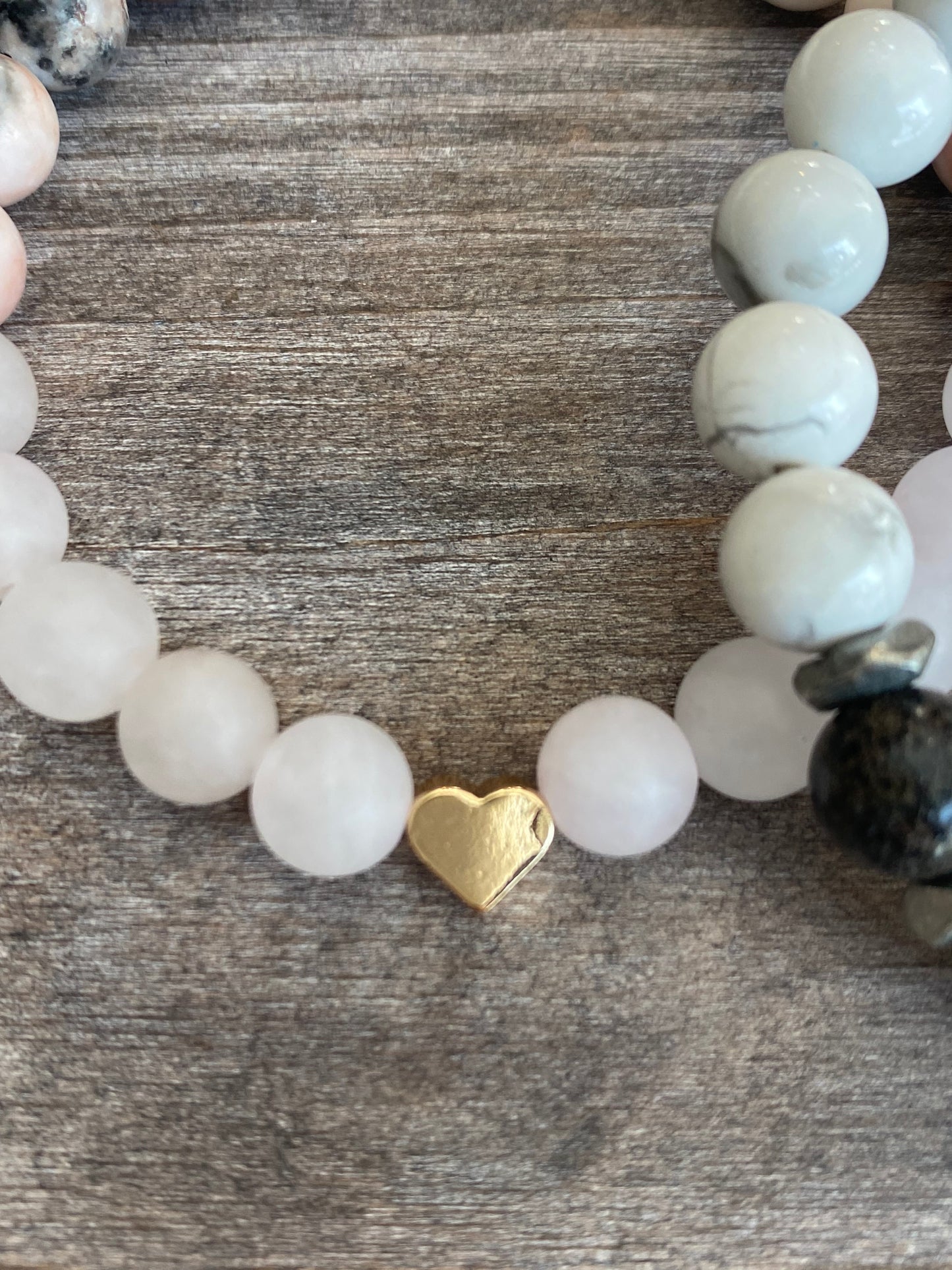 Bracelet Petits Coeurs Rose