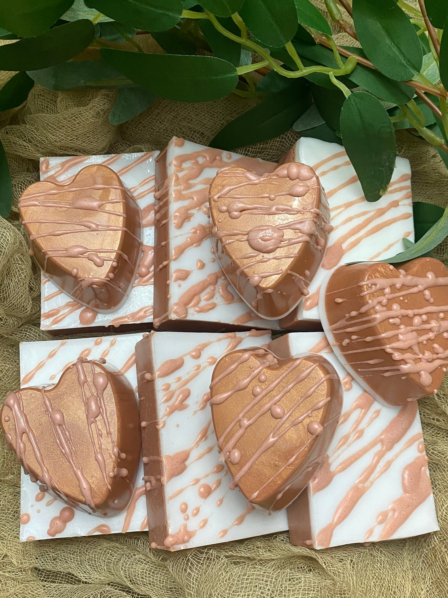Candy Heart and Bar Soap Set