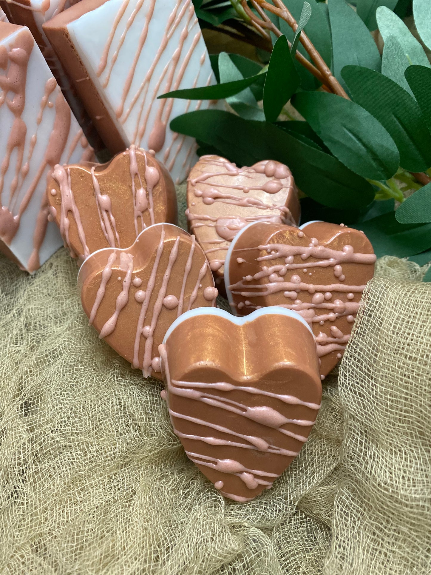Candy Heart and Bar Soap Set