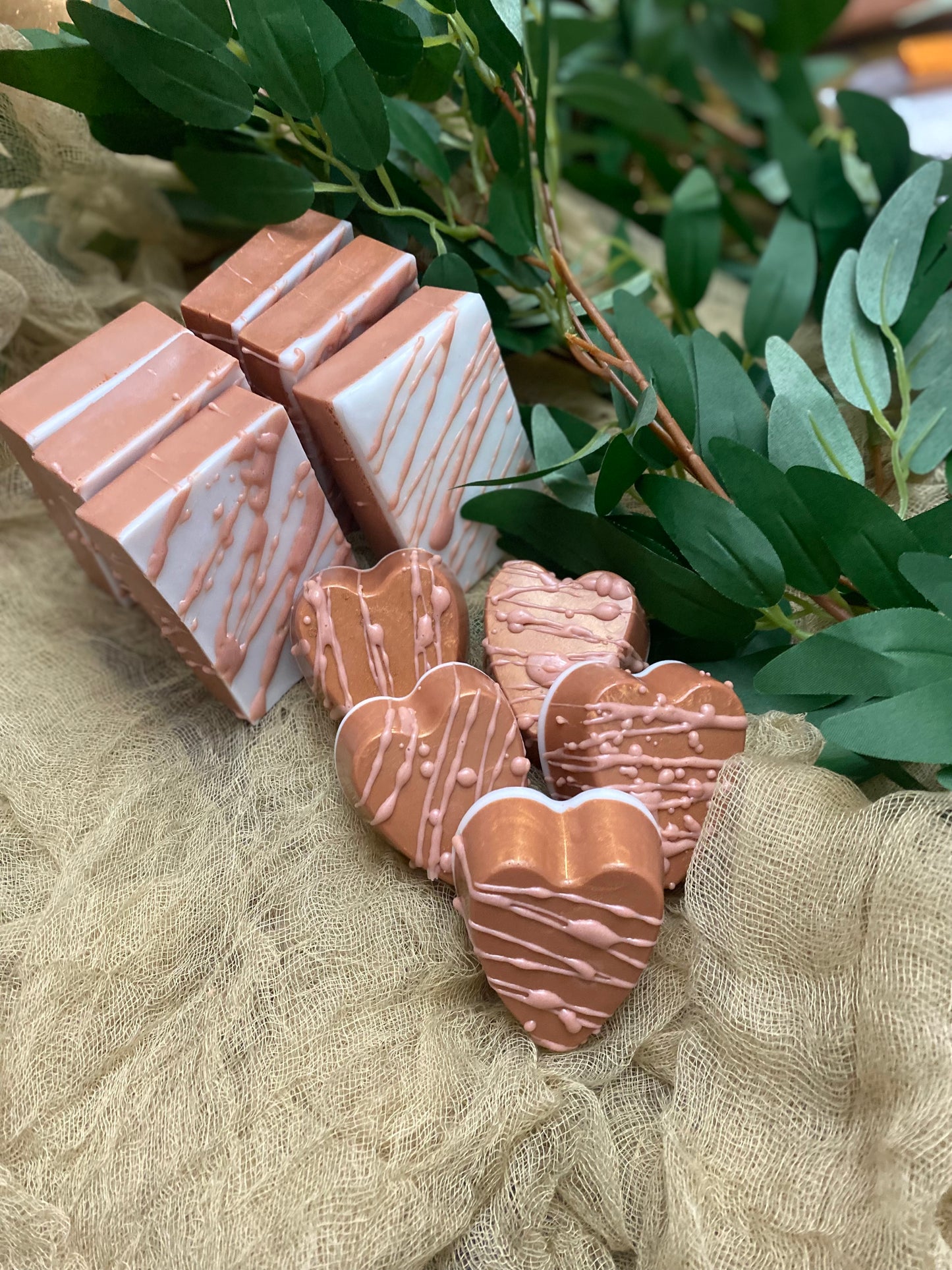 Candy Heart and Bar Soap Set