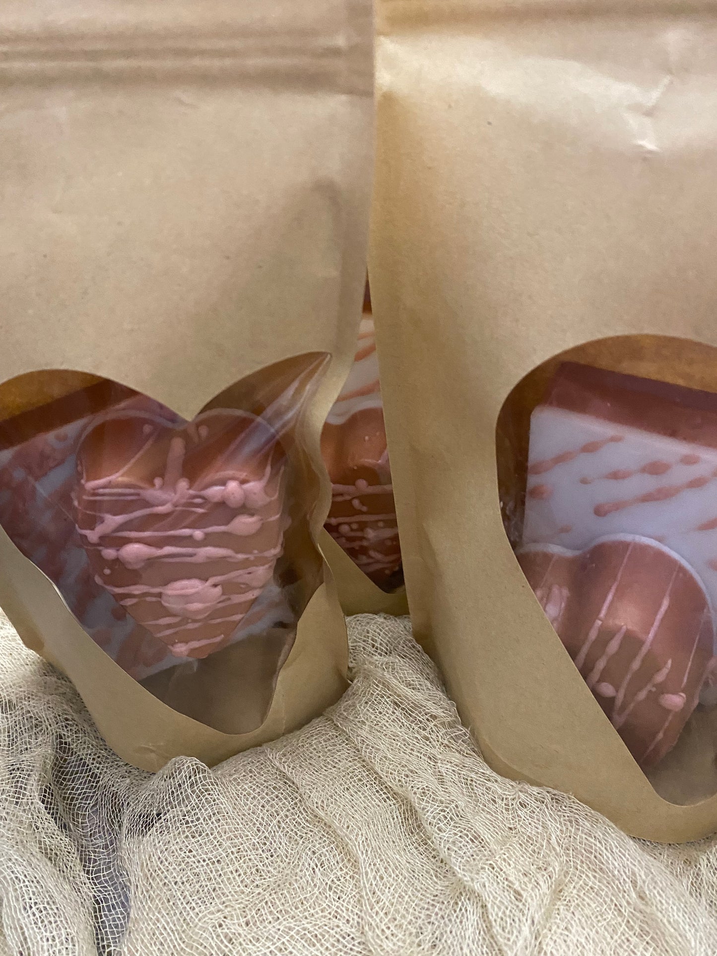 Candy Heart and Bar Soap Set