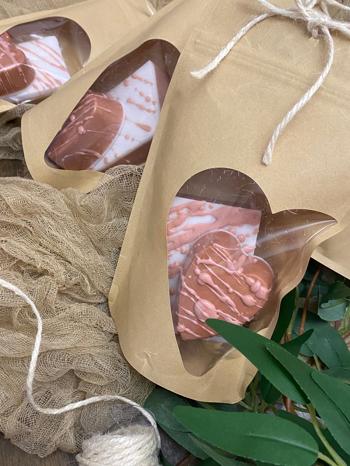 Candy Heart and Bar Soap Set
