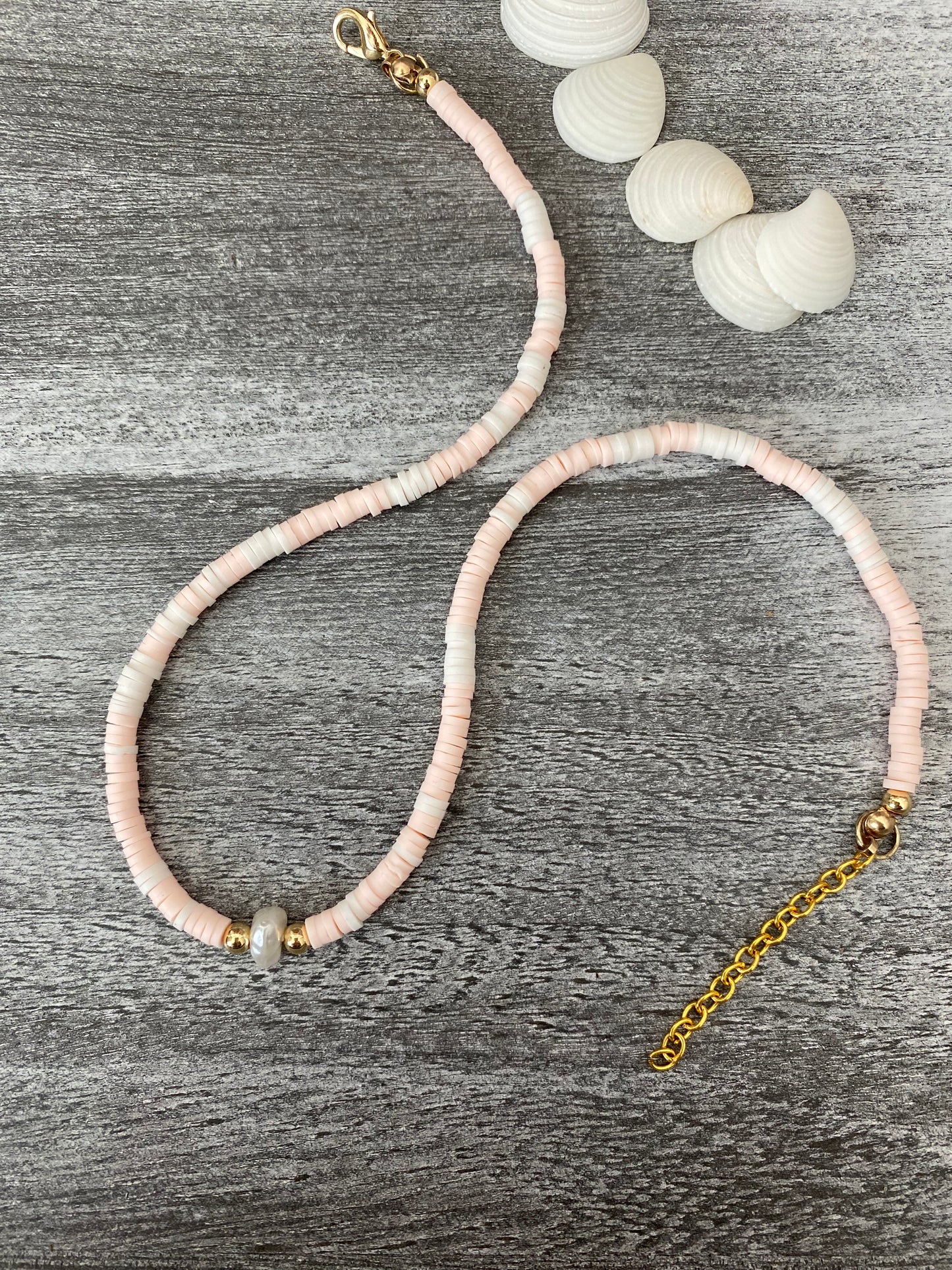 Pearly Pink Necklace
