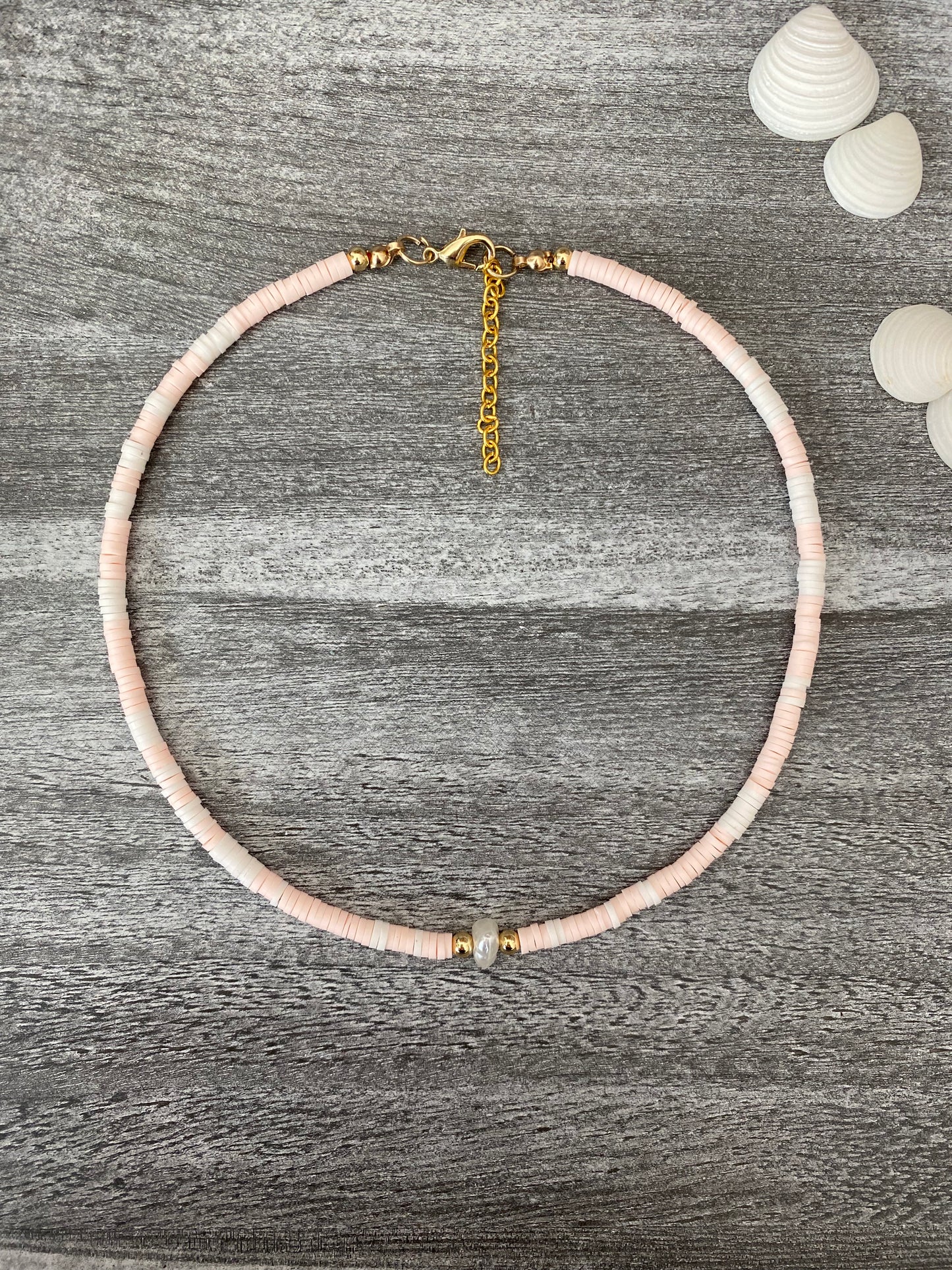 Pearly Pink Necklace