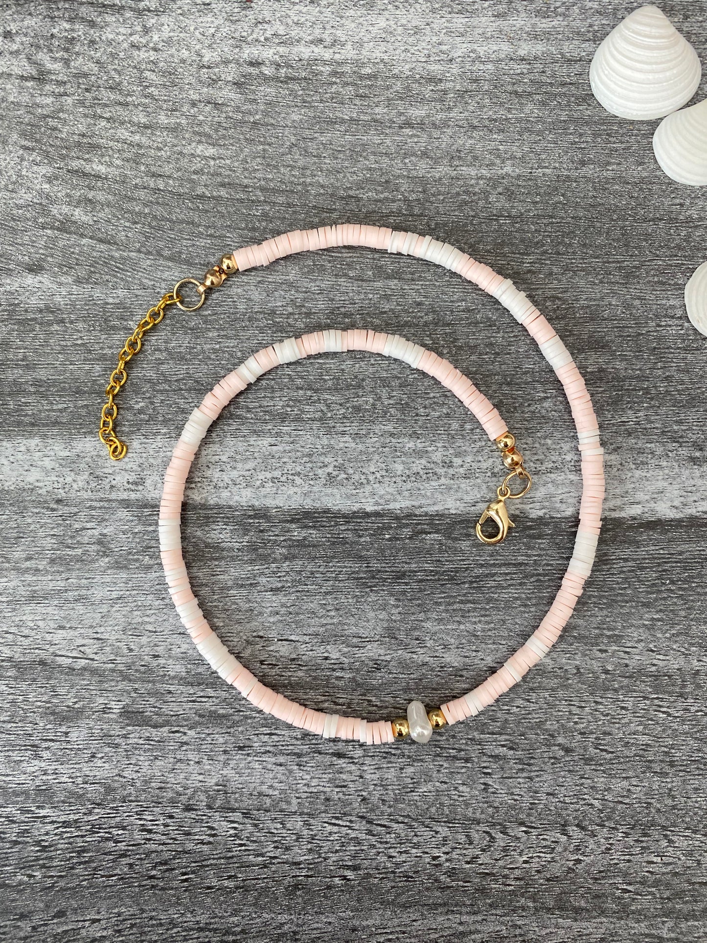 Pearly Pink Necklace