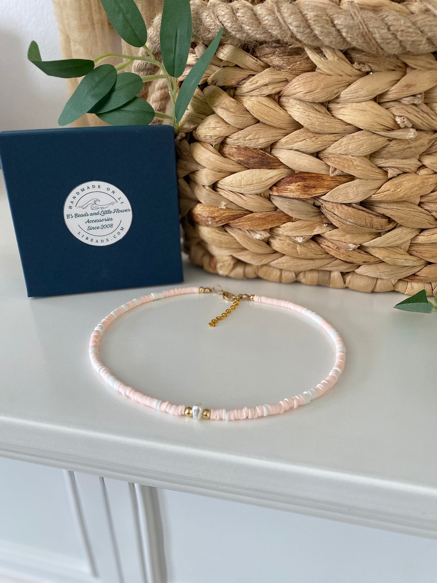 Pearly Pink Necklace