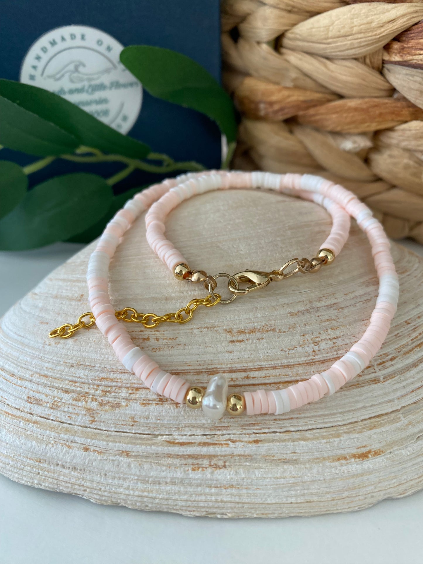 Pearly Pink Necklace