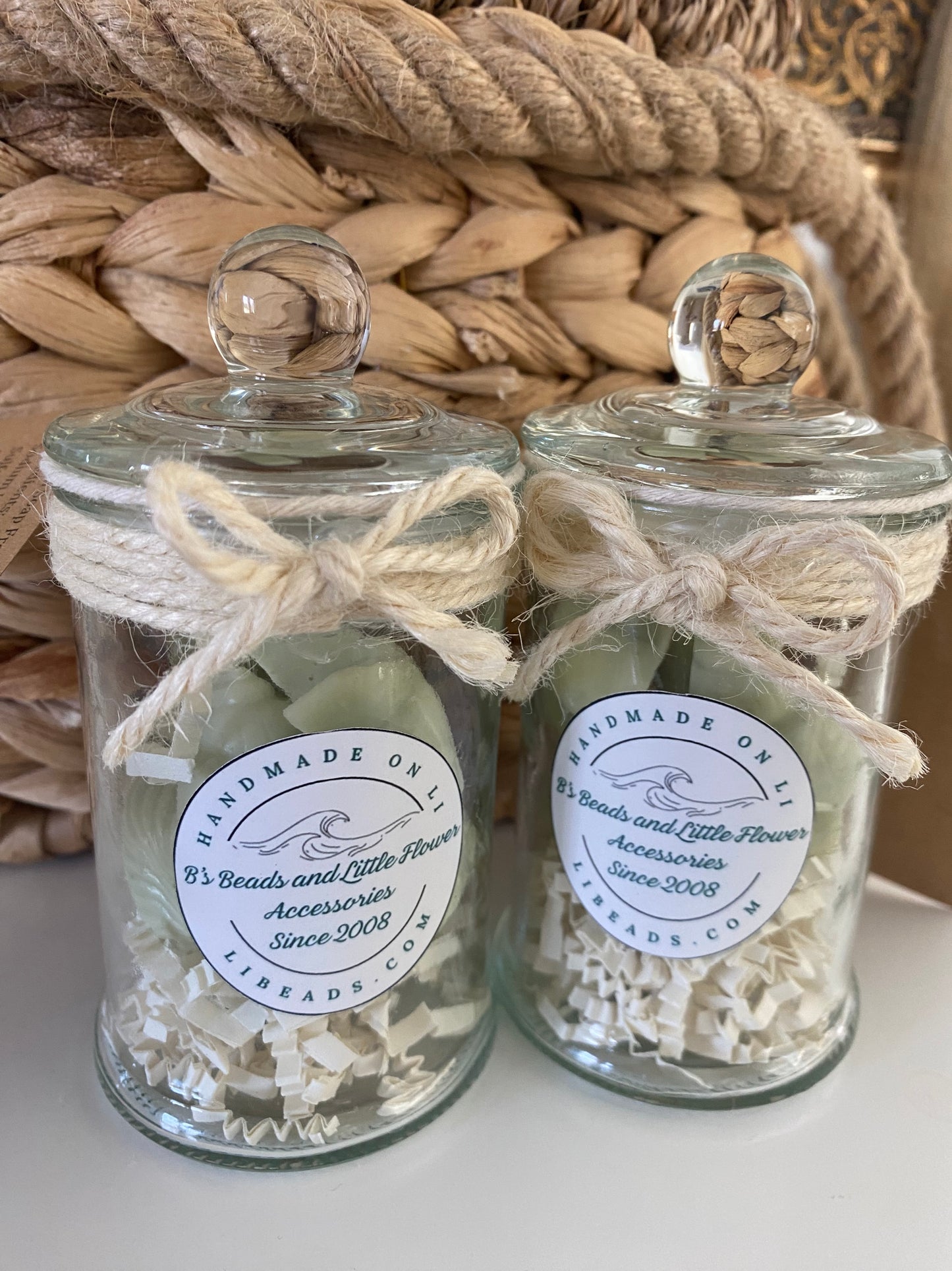Seashell Soap Set - French Green Clay and Peppermint