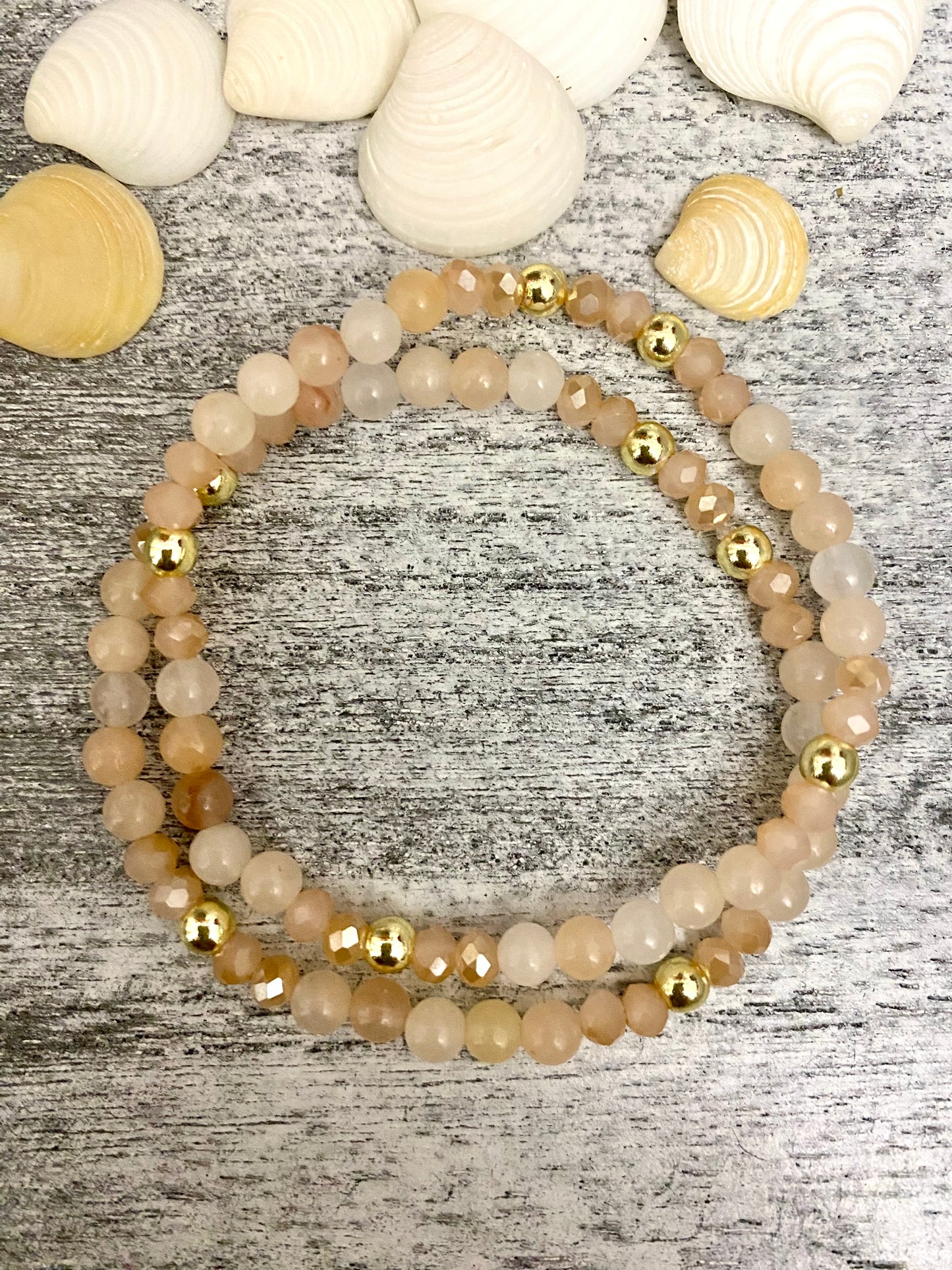 Aventurine and Crystal Bracelet