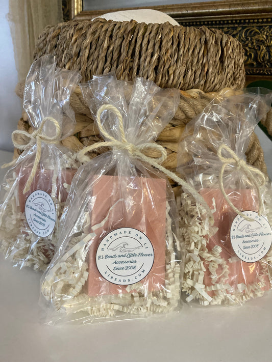 Pink Peppermint Tie-Dye Soap