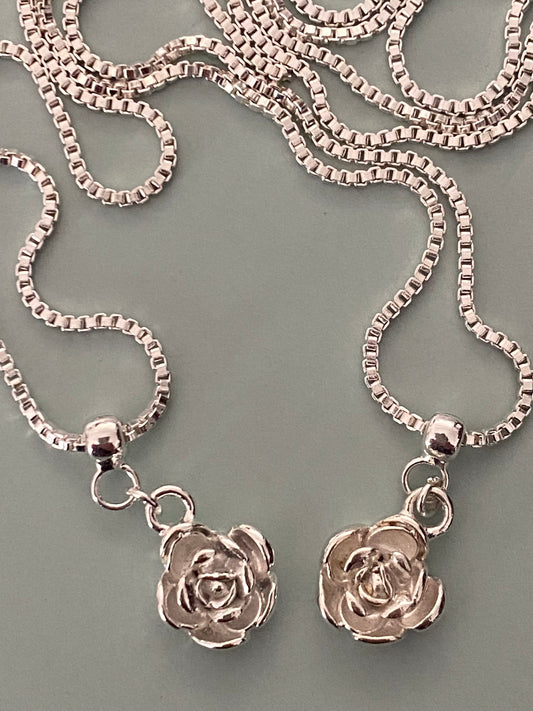 Flower Necklace and Bracelet Set