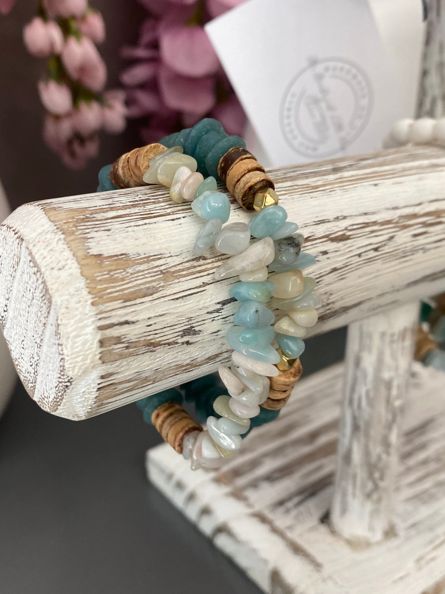 Bracelet Amazonite turquoise 2