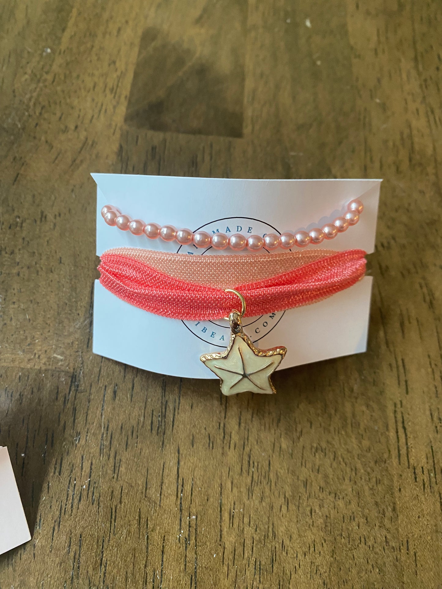 Conjunto de cinta para el pelo y pulsera