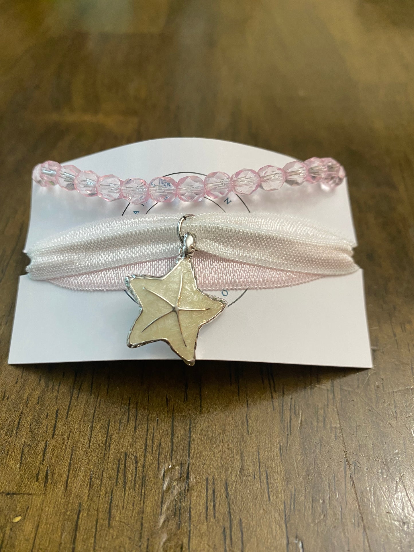 Conjunto de cinta para el pelo y pulsera