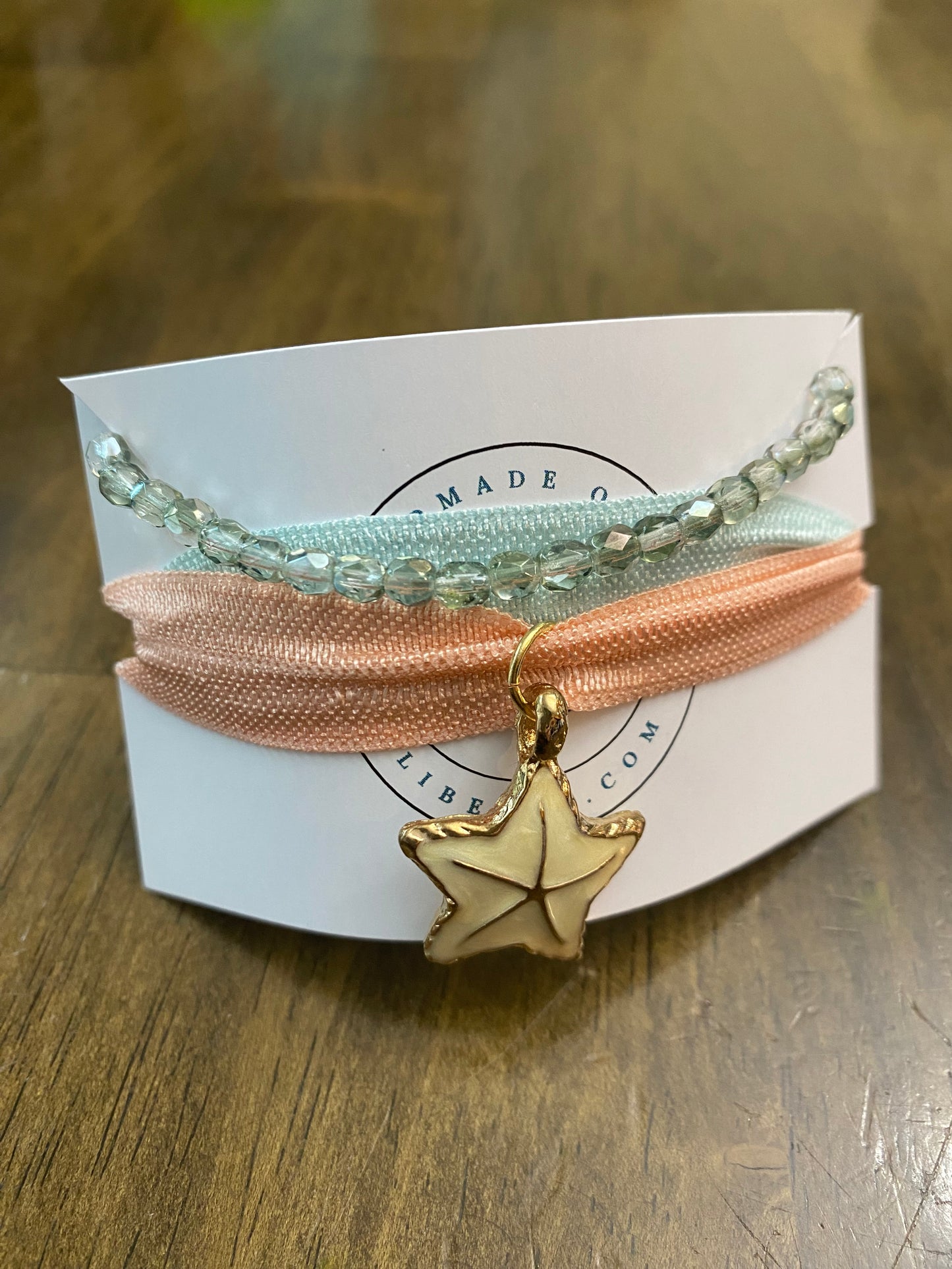 Conjunto de cinta para el pelo y pulsera