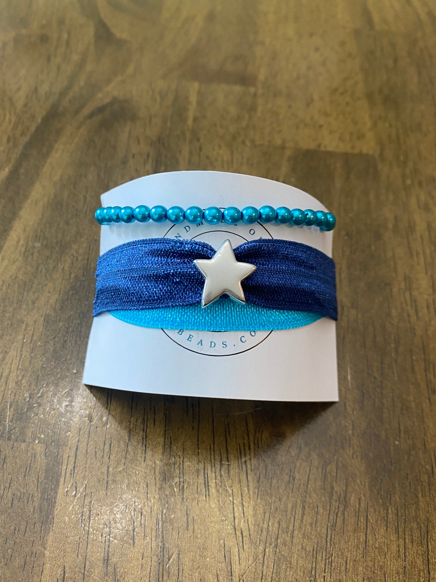 Conjunto de cinta para el pelo y pulsera