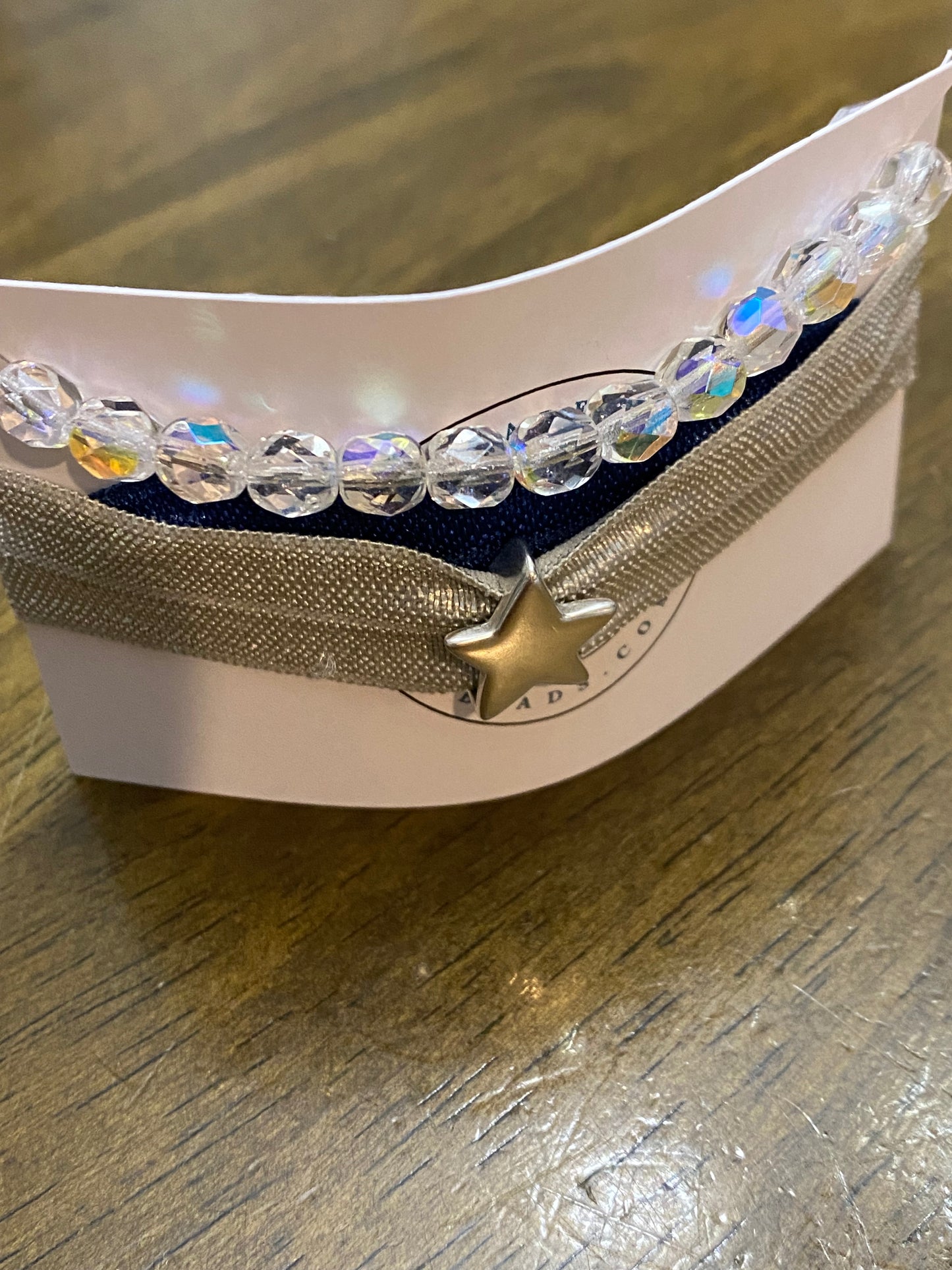 Conjunto de cinta para el pelo y pulsera