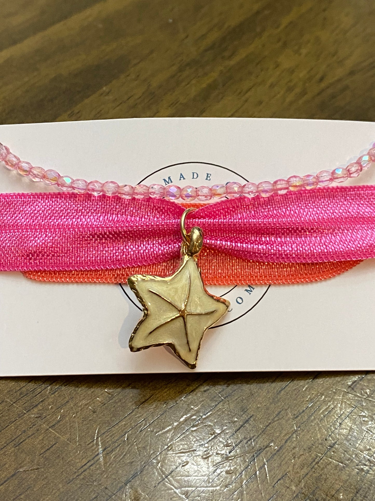 Conjunto de cinta para el pelo y pulsera