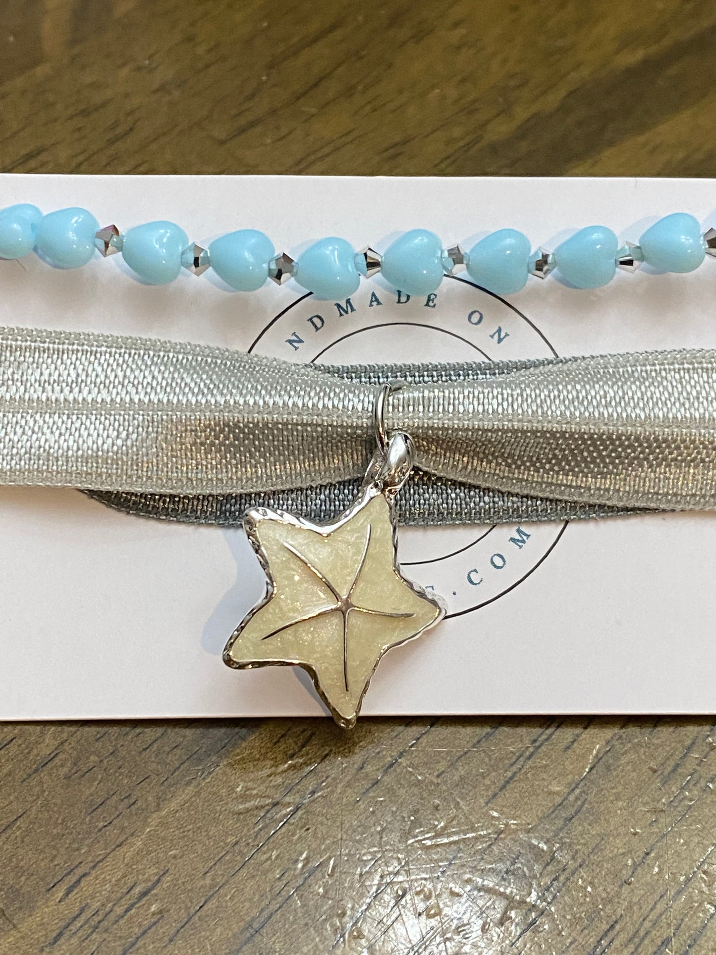 Conjunto de cinta para el pelo y pulsera